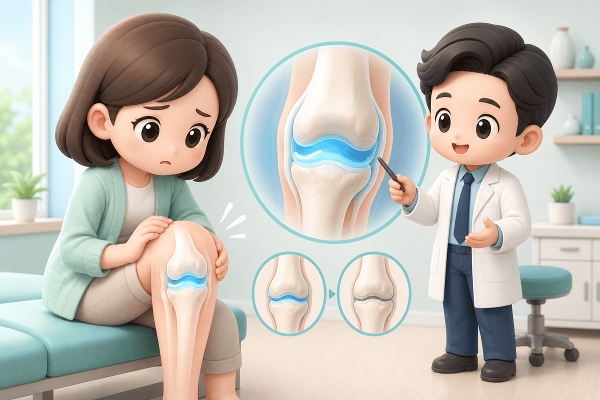 "무릎에 물이 차서 퉁퉁 부었어요" 관절에 물이 차는 건 퇴행성 관절염 때문일까요?