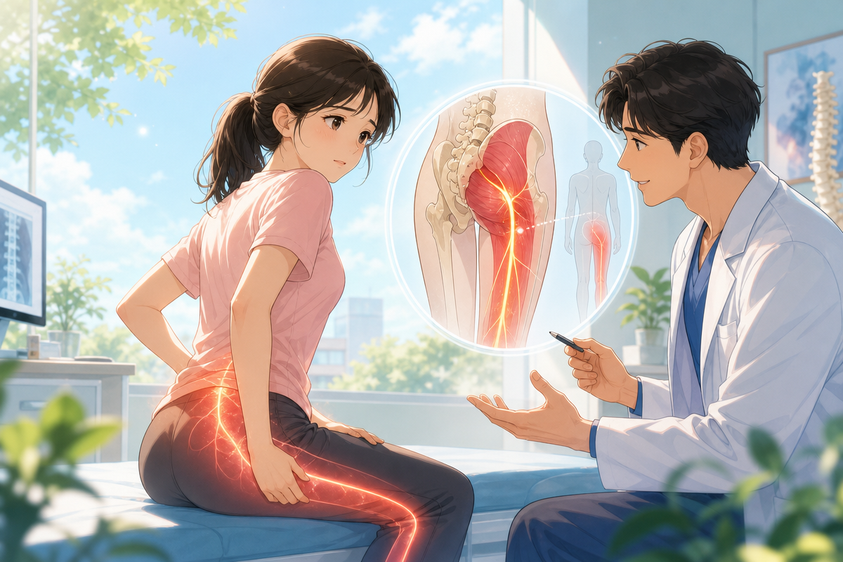 엉덩이 깊은 곳부터 다리 뒤로 저릿, 허리 탓일까 엉덩이 근육 탓일까?