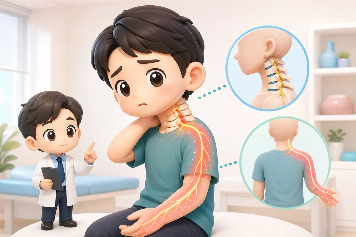 "목을 숙이면 팔까지 찌릿해요" 목디스크 신호일 때와 아닐 때, 이렇게 구분합니다